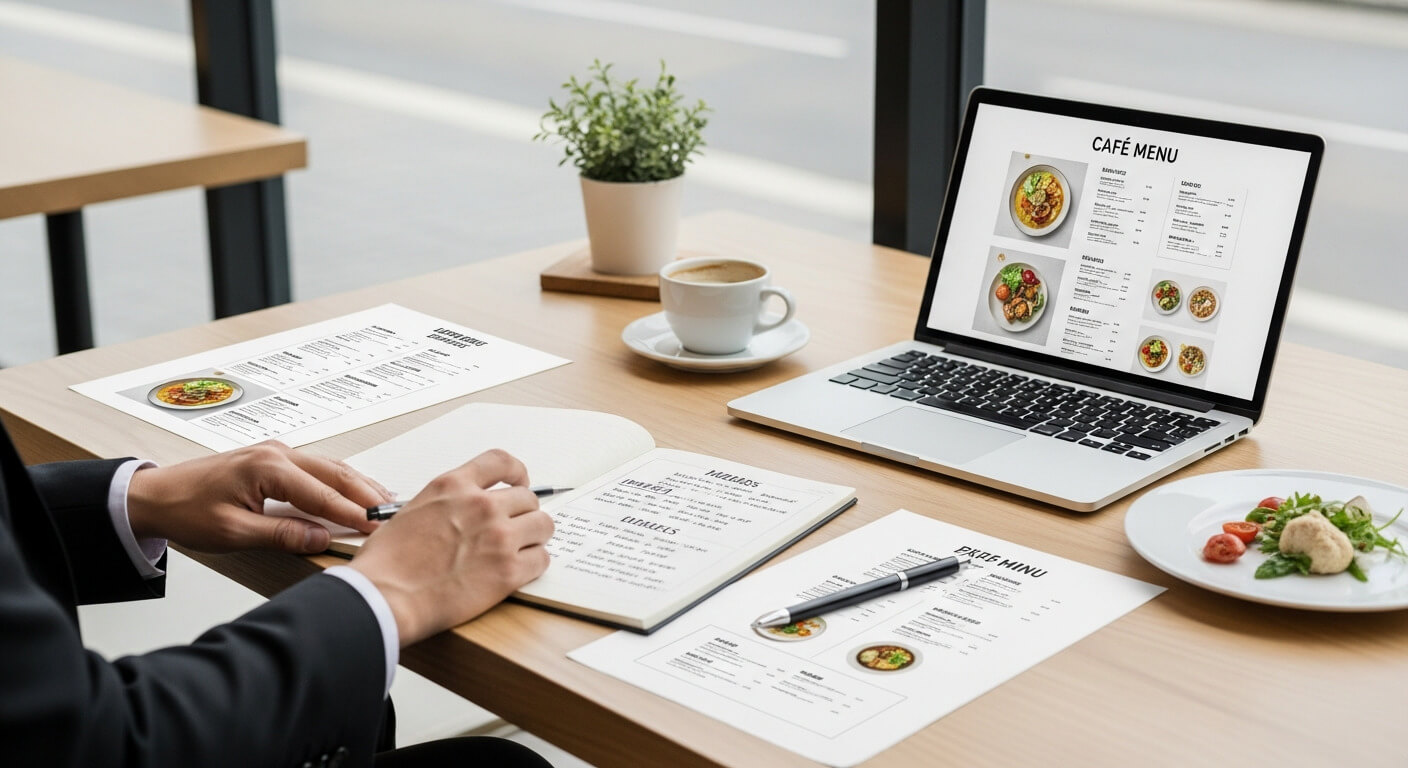 Program dla kawiarni do tworzenia i planowania menu